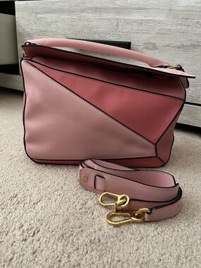 RARE Loewe Pink Puzzle Bag